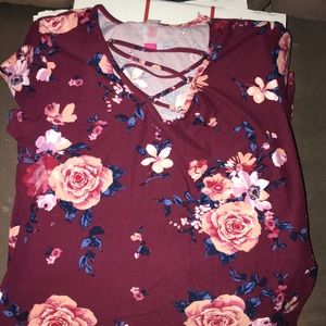 Comfy floral shirt
